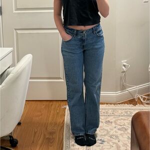 Abercrombie Low Rise Baggy Jean